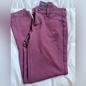 Liverpool London merlot “Abby” straight fit pant/legging.